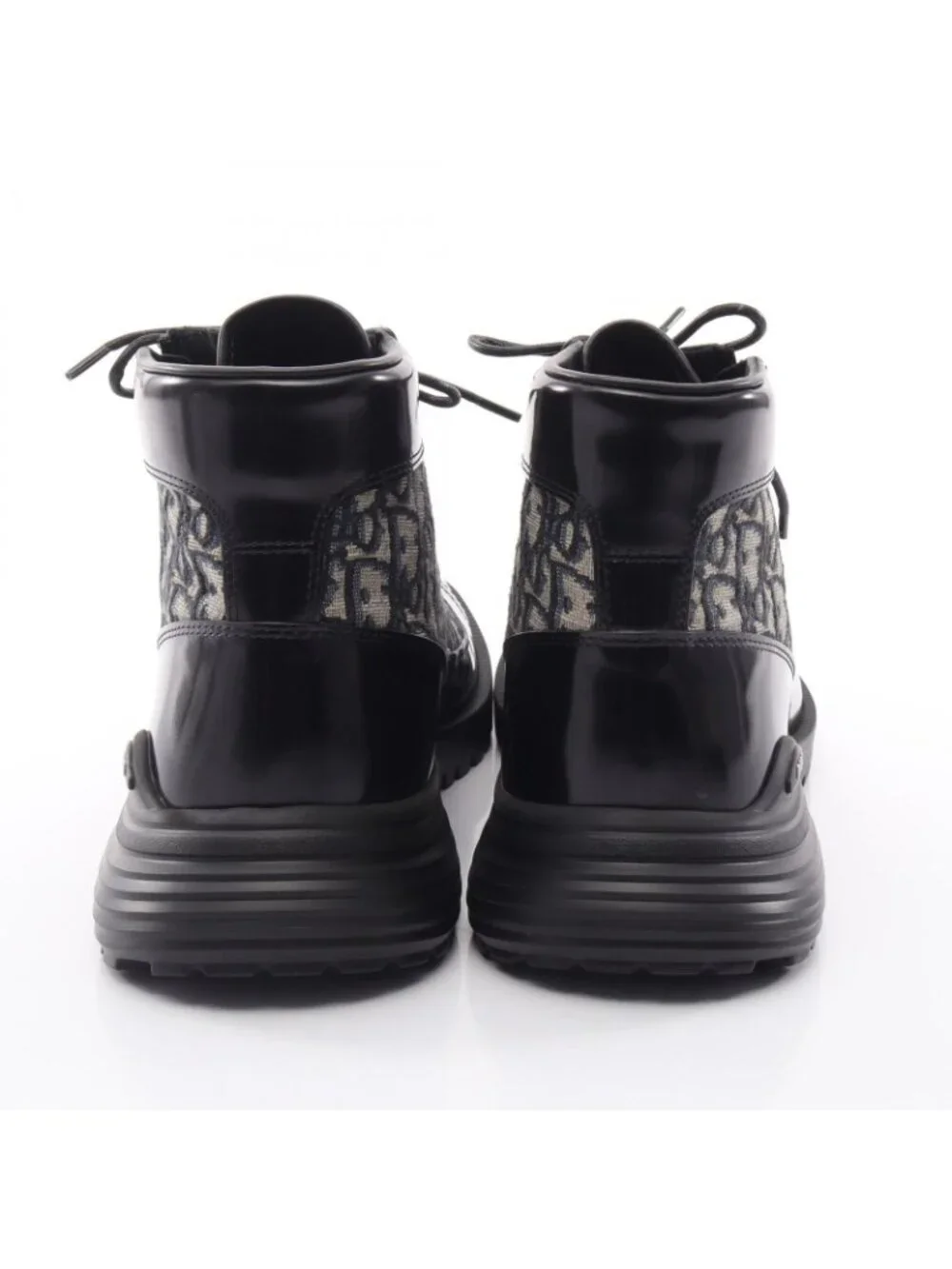 Dior Boots Combat Oblique Short Leather